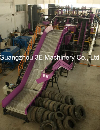 Two Shaft Shredder Waste Tyre Plastic Recycling Machinery Rubber Crumb Grinding Machine Equip Tire Recycling Line /Tire Recycling Machine